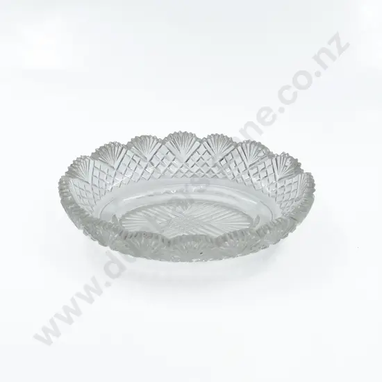 Georgian Irish Cut Glass Table Bowl