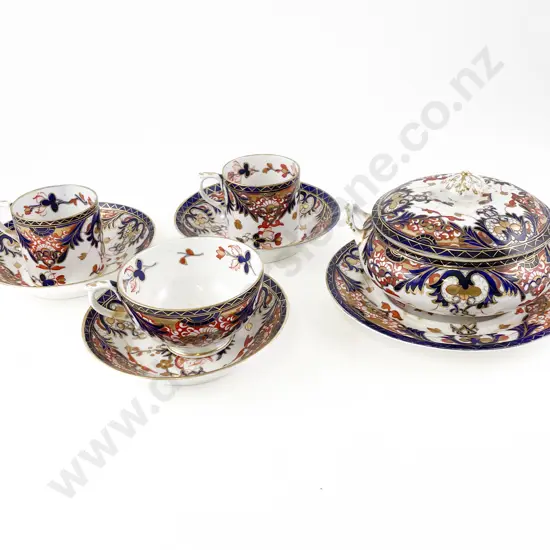 Early C19th Crown Derby Tea Ware