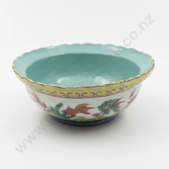 Cantonese Fish Decorated Bowl