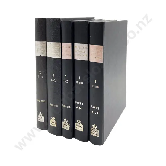 Bagnall A G - New Zealand National Bibliography (5 Volumes)