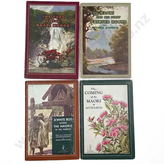 4 Volumes From Reed's "Raupo" Series of New Zealand Gift Booklets