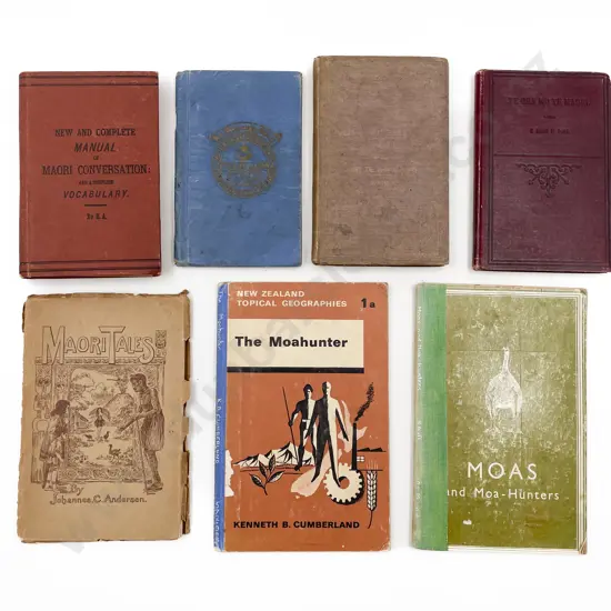 6 Small Maori Books On Moas Folk Tales Language Etc