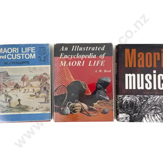 3 Various Maori Books