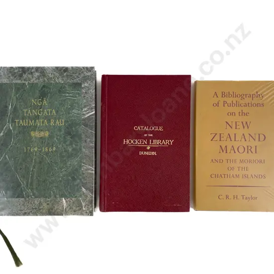 3 Maori/NZ Bibliography Volumes