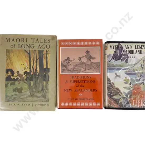 3 Volumes On Maori Myths And Legends