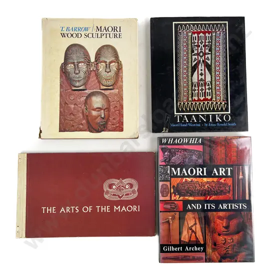 4 Volumes On Maori Arts & Crafts