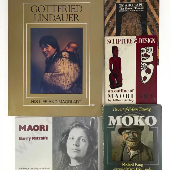 5 Maori Art Reference Volumes
