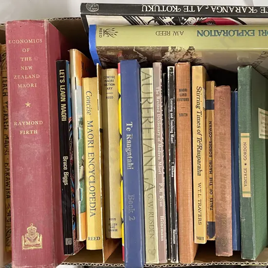 Box Of Assorted Maori/NZ Books