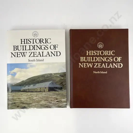 (-) Historical Buildings Of New Zealand North & South Island 2 Volumes