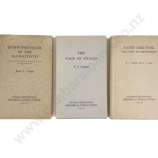 3 Otago Centennial Historical Publications