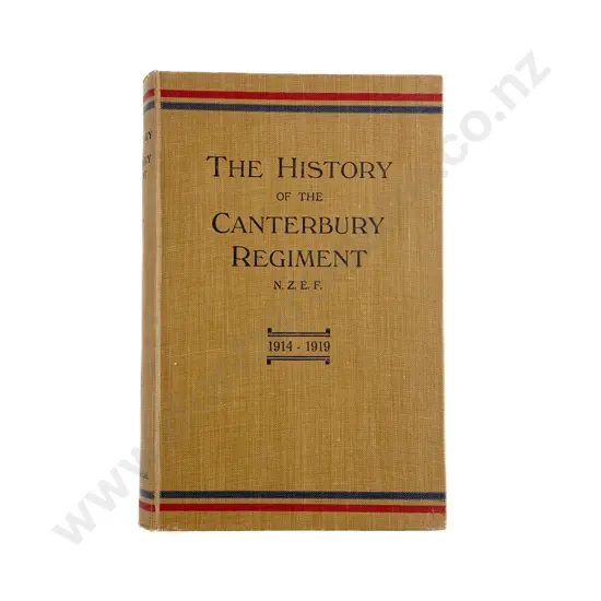 Ferguson Captain David - The History of the Canterbury Regiment NZEF 1914-1919