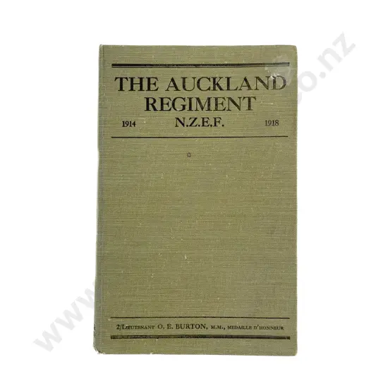 Burton 2/Lieut O E - The Auckland Regiment