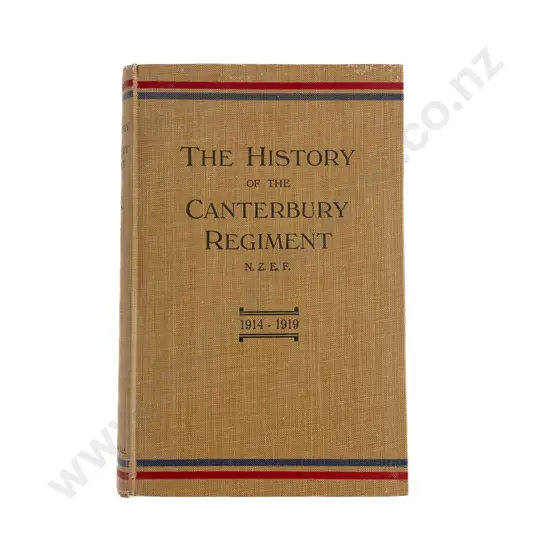 Ferguson Captain David - The History of the Canterbury Regiment NZEF 1914-1919