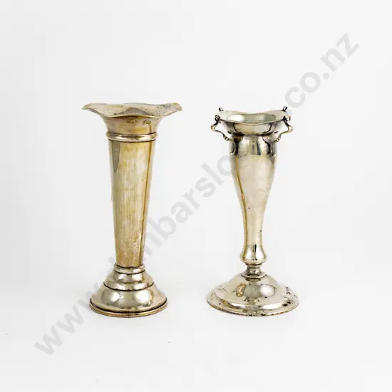Two S/S Specimen Vases