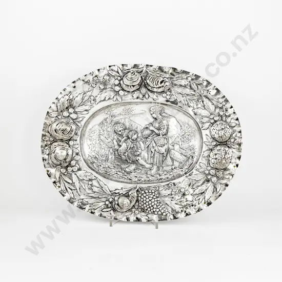 Attractive European S/S Oval Shallow Bowl