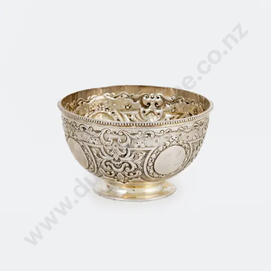 Vict S/S Footed Sugar Bowl By John & Edward Barnard