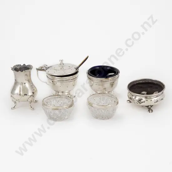 Six Various S/S Cruets