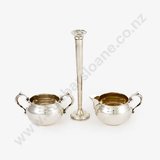 Gorham S/S Sugar Bowl & Cream Jug