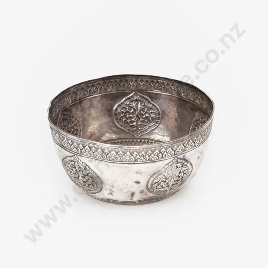 Indian Silver Fruit Bowl
