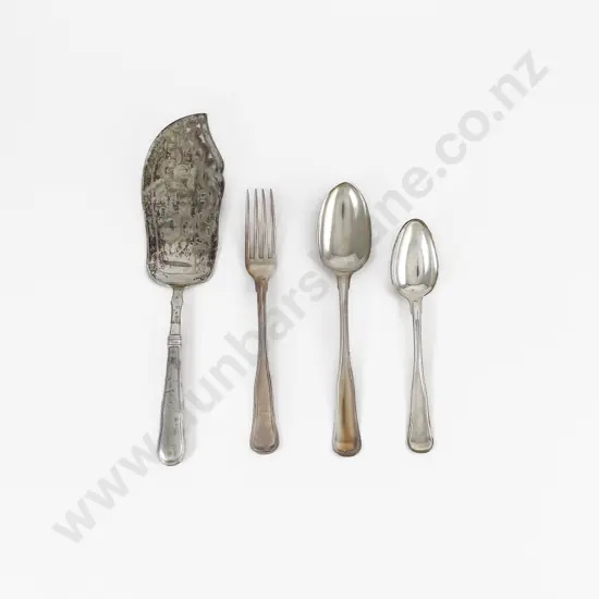 18 Piece Danish Silver Cutlery Set by L Berth of Copenhagen