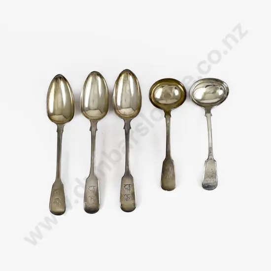 Three Geo III & Wm IV S/S Tablespoons