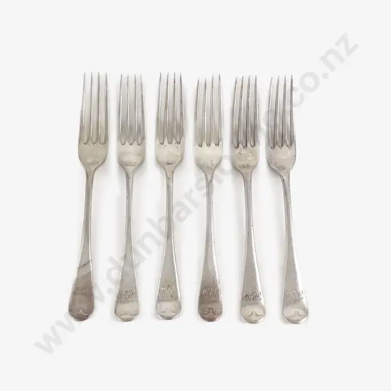 Set Of Six Vict S/S Dessert Forks