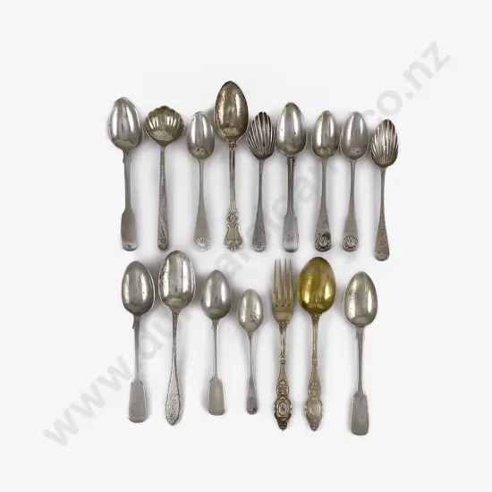 14 Various S/S Teaspoons
