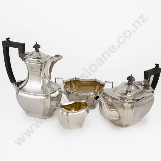 Geo V S/S 4 Piece Tea & Coffee Set by Walker & Hall