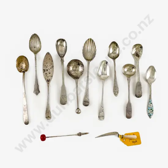 Ten Various S/S Tea & Coffee Spoons