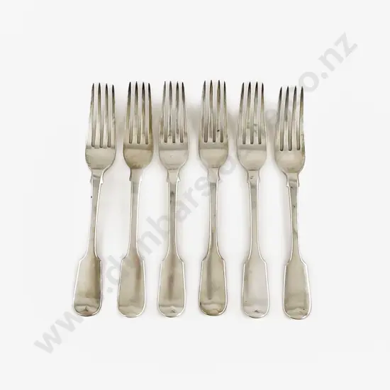 Set Of Six Vict S/S Table Forks