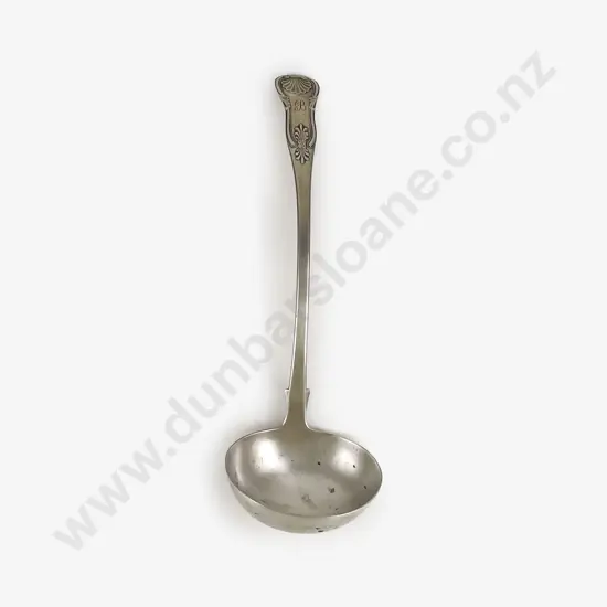 Wm IV Scottish S/S Soup Ladle