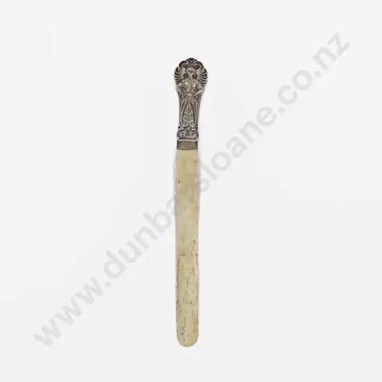 Edw VII S/S Handled Ivory Letter Opener