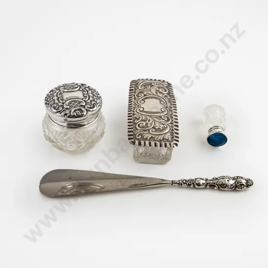 Four Various S/S Vanity Items