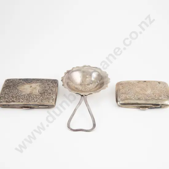 Two S/S Cigarette Cases