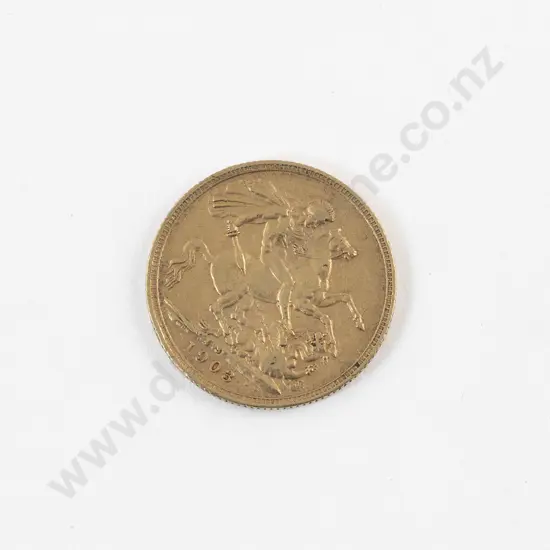 Edw VII 1903 Full Gold Sovereign