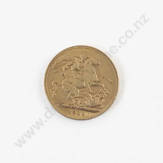 Geo V 1911 Full Gold Sovereign
