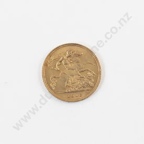 Geo V 1916 Half Gold Sovereign