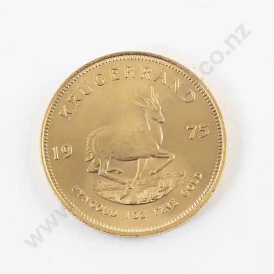 South Africa 1975 Krugerrand 1oz Fine Gold Coin