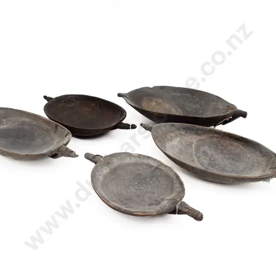 Five Elliptical Ramu River Food Bowls