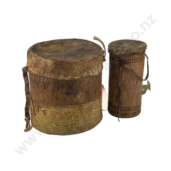 Pair of Turkana/Gabbra Tribes Milk Containers