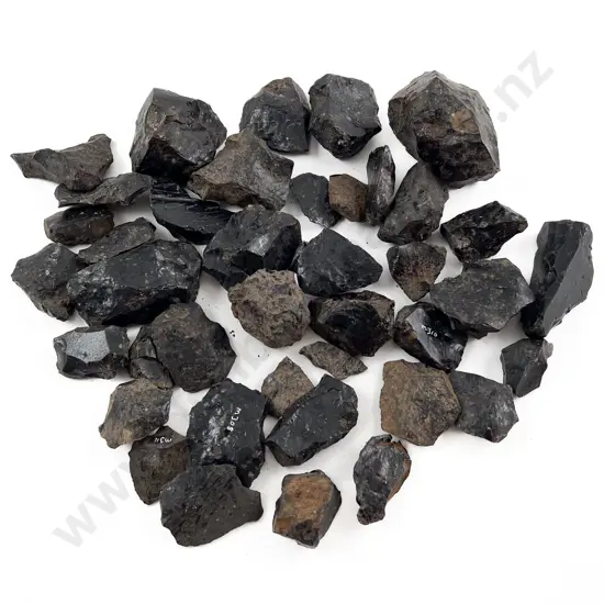 Large Quantity of Assorted Worked Obsidian