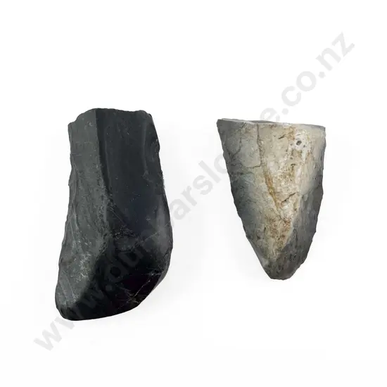 Pair of Worked Stone