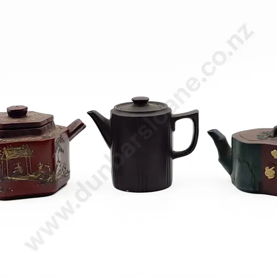 Three Yixing Teapots