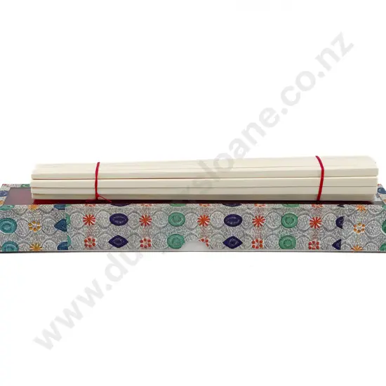 Ten Pairs of Ivory Chopsticks in Presentation Box