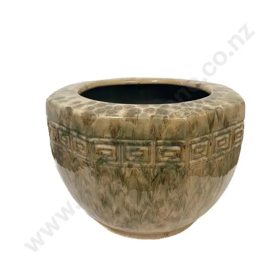 Large Green Glazed Hibachi