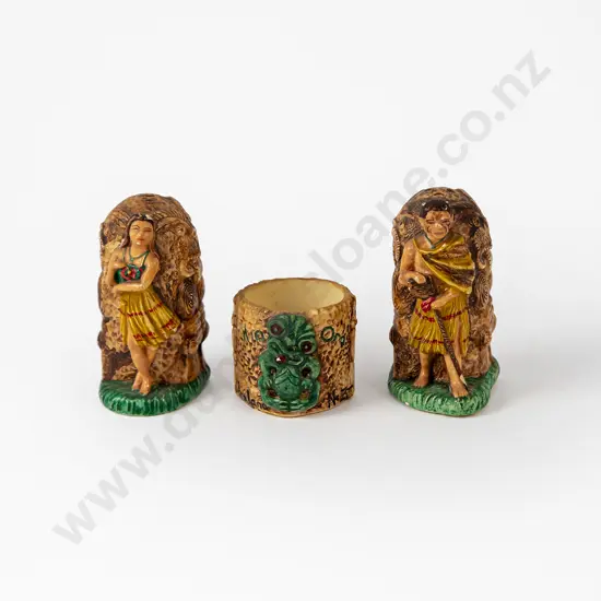 Manor Ware Maori Condiment Set