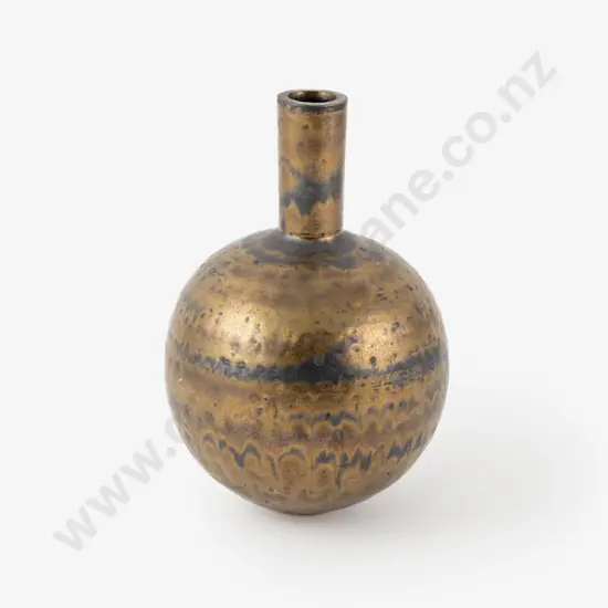 John Parker Metallic Glaze Bottle Vase