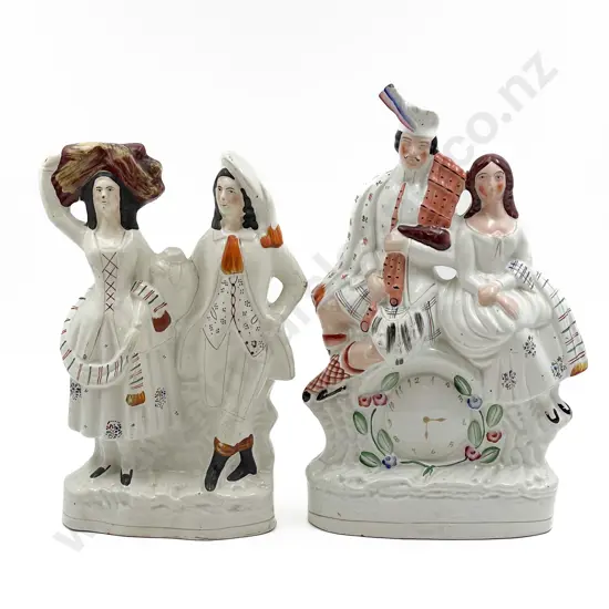 Two Staffordshire Group Figures