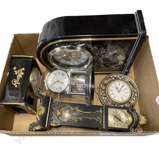 Five Assorted Decorative Clocks