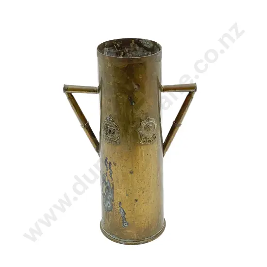 NZ Brass Artillery Shell Vase